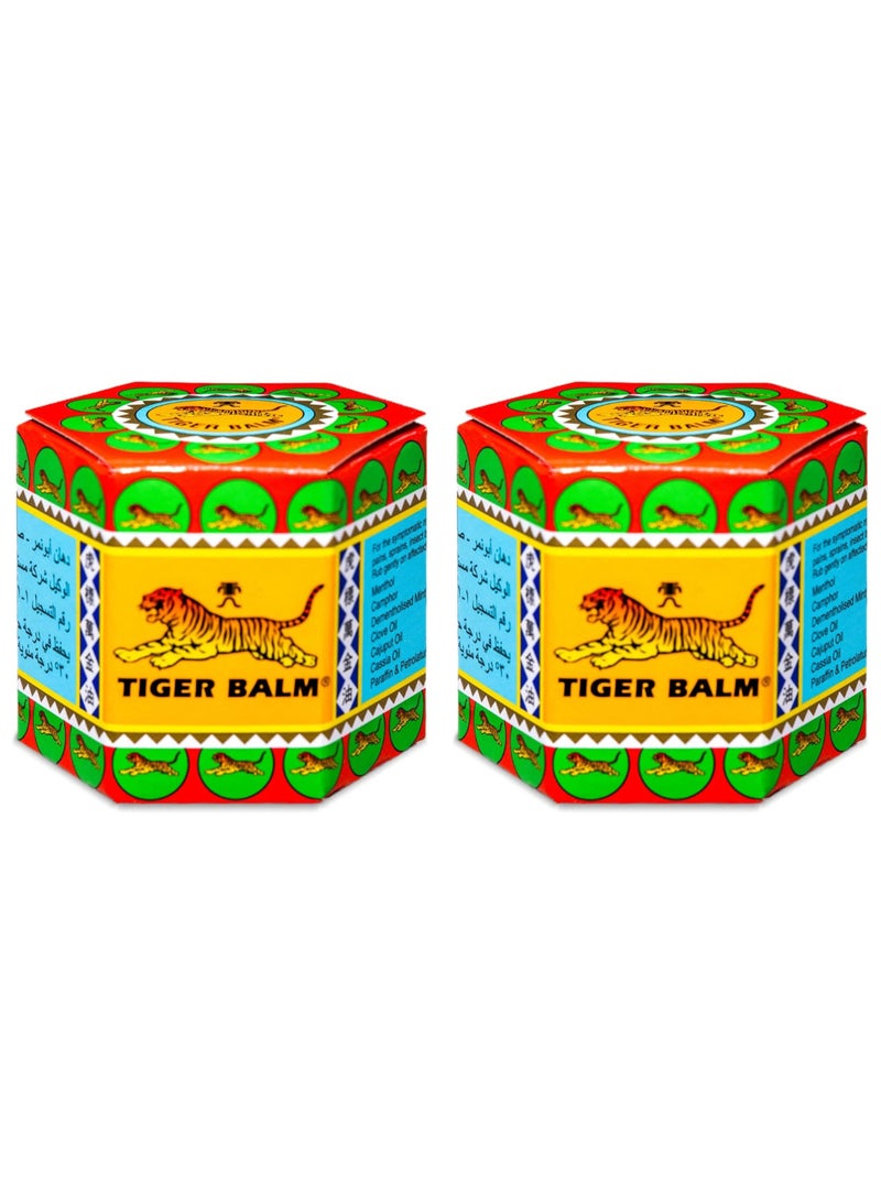 عبوتين من مرهم أحمر تايجر بالم 19.4جرام - Image 1